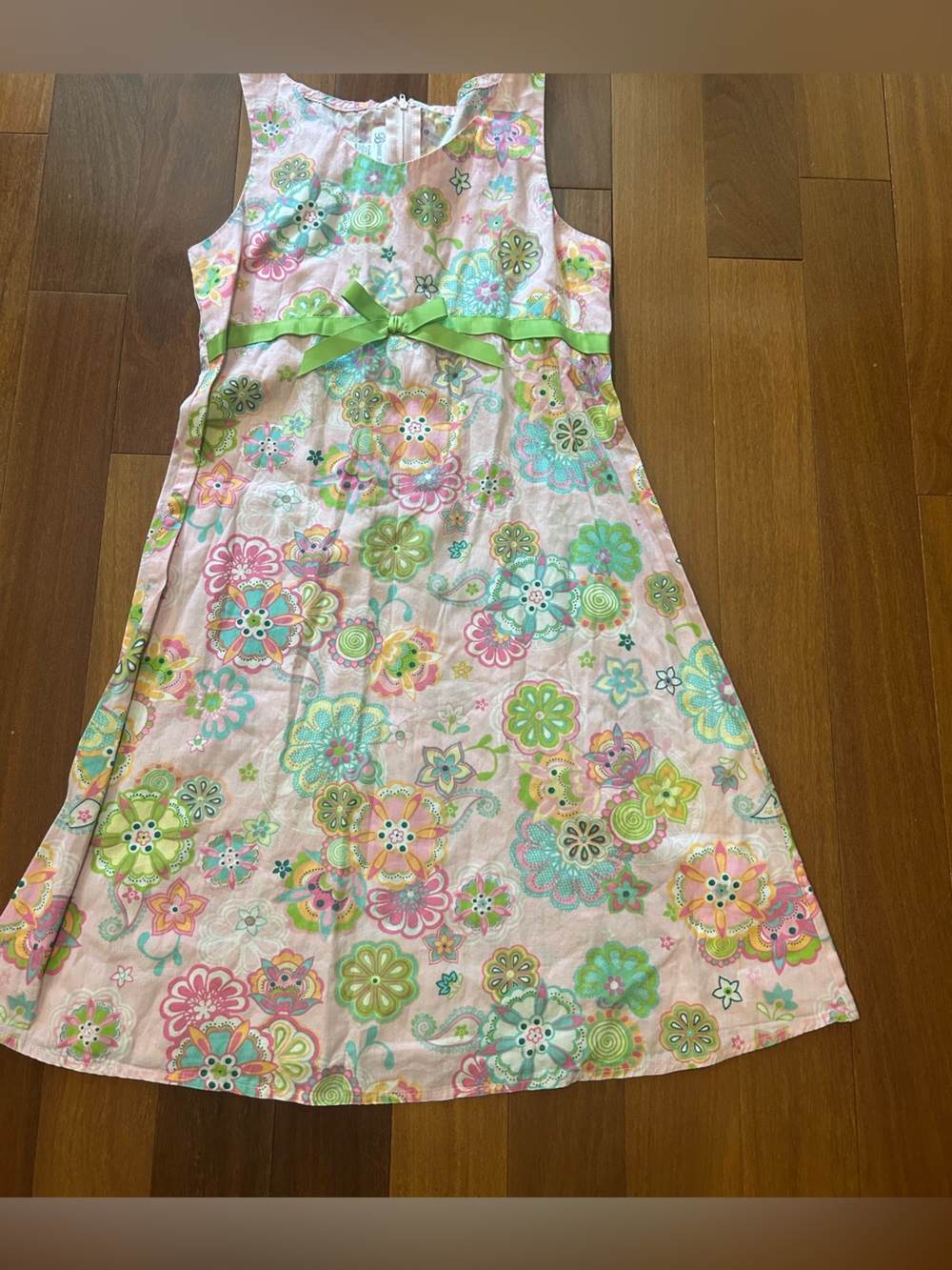 BONNIE JEAN Girl Sz 10 Dress floral sundress Easter/Sunday/Wedding EUC